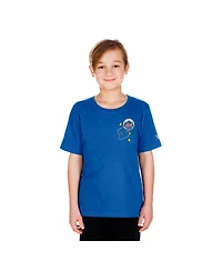 New Era Big Boys and Girls Royal New York Mets Stars Cap T-Shirt