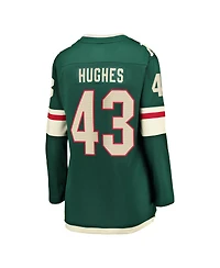 Fanatics Women's Quinn Hughes Green Minnesota Wild Home Breakaway Jersey
