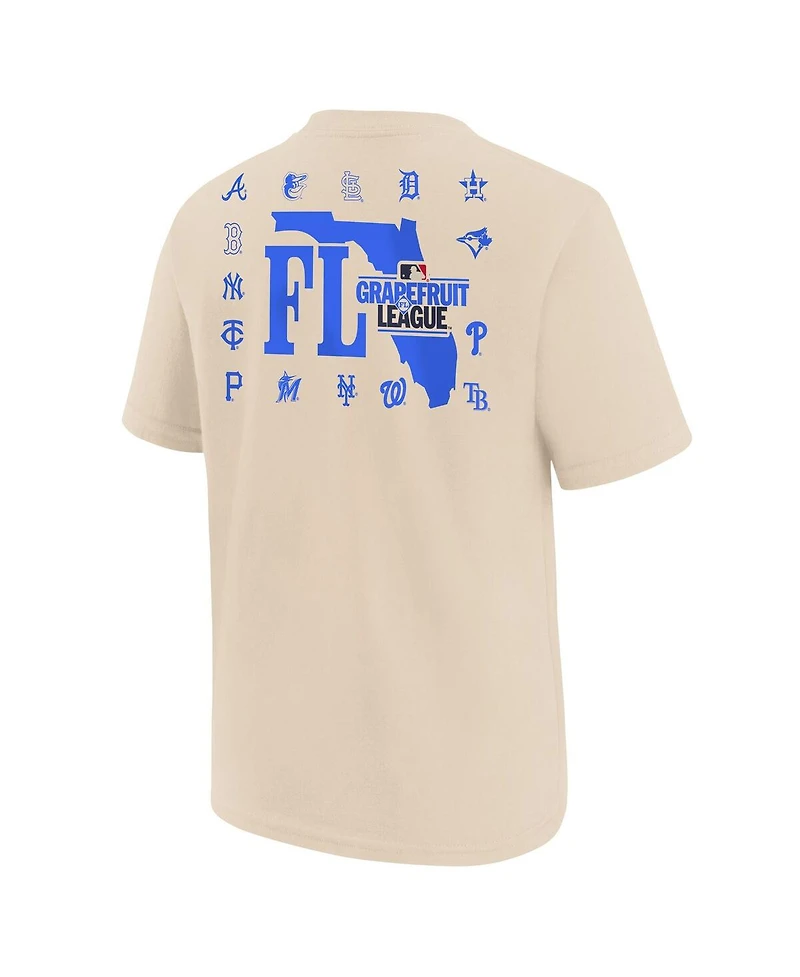 Nike Big Boys and Girls Natural 2026 Spring Training Grapefruit League T-Shirt