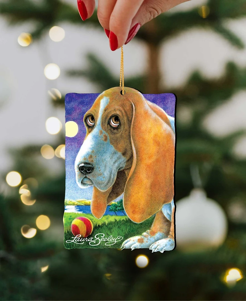 Designocracy Just Baby Steps to the Bay Holiday Ornaments, Set of 2