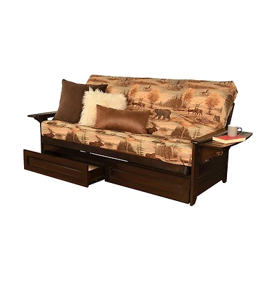 Kodiak Phoenix Frame-Espresso Finish-Canadian Mattress-Storage Drawers