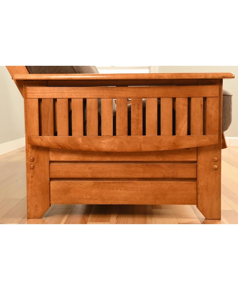 Kodiak Phoenix Frame-Barbados Finish-Oregon Trail Java Mattress-Storage Drawers