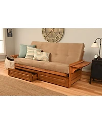 Kodiak Phoenix Frame with Suede Peat Mattress and Storage Drawers