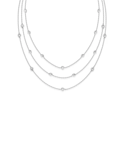 Ettika Crystal Dot Layered Necklace