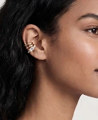 Ettika Cluster Stacked Ear Cuffs