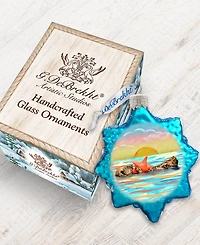 Designocracy Shell Mercury Holiday Ornament