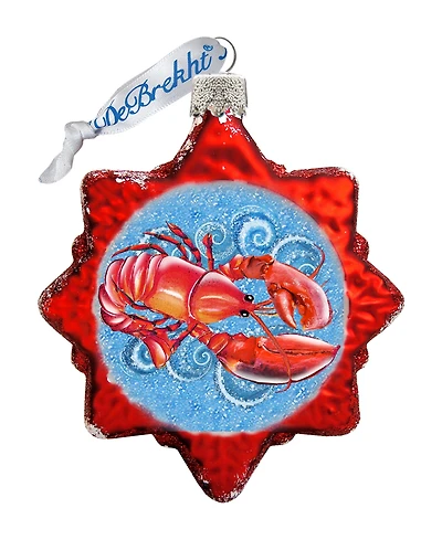 Designocracy Lobster Mercury Holiday Ornament