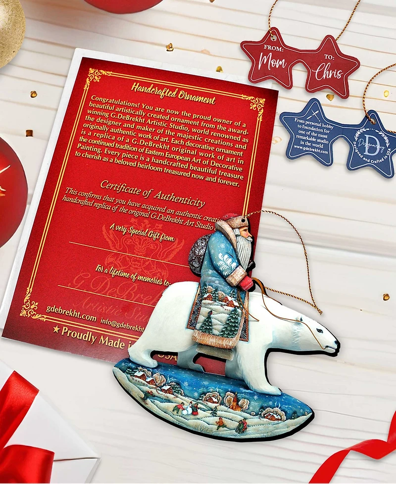 Designocracy Travel Ride Holiday Ornaments, Set of 3