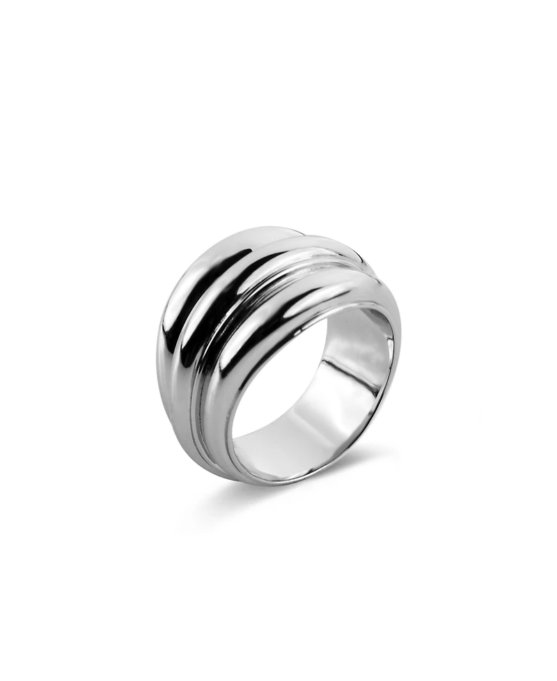 Retro Chic Ostuni Silver Ring