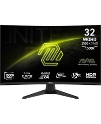 Msi Mag 321CQF E18 31.5" 16:9 Wqhd 180Hz Curved Va Lcd Hdr Gaming Monitor