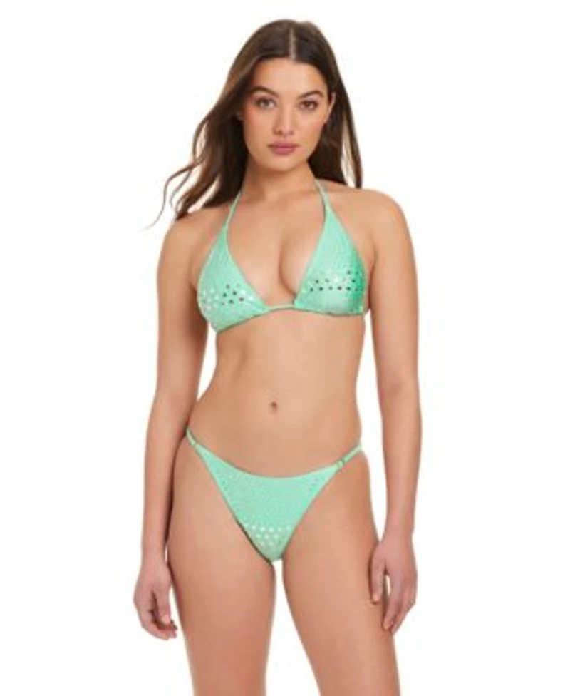 Red Carter Heartbreaker Classic Triangle High Leg Bottoms