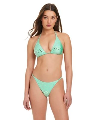 Red Carter Heartbreaker Classic Triangle High Leg Bottoms