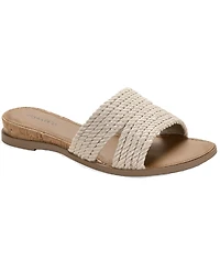 Style & Co Women's Everlyy Rope Slip-On Slide Sandals, Macy's Exclusive