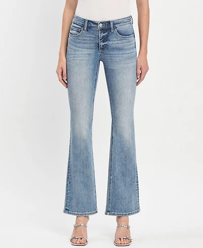 Vervet Women's Mid Rise Full Length Bootcut Jeans