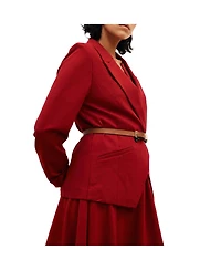 Universal Standard Plus Double Breasted Ponte Blazer