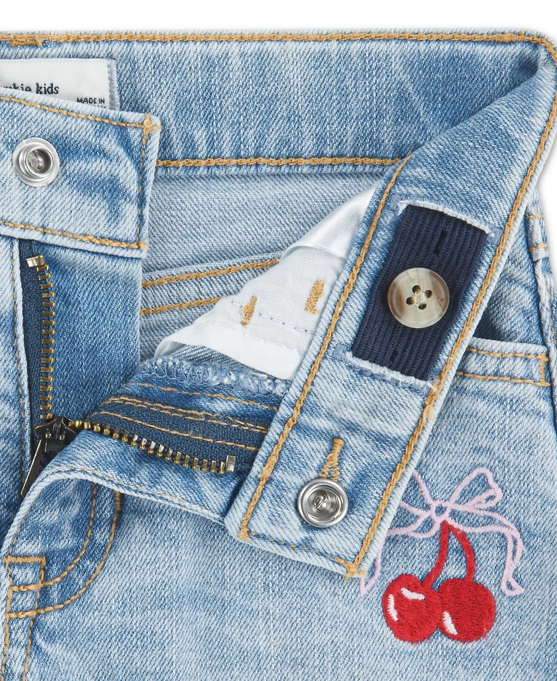 abercrombie kids Girls' Bow Cherry Denim Shorts