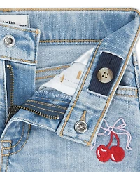 abercrombie kids Girls' Bow Cherry Denim Shorts