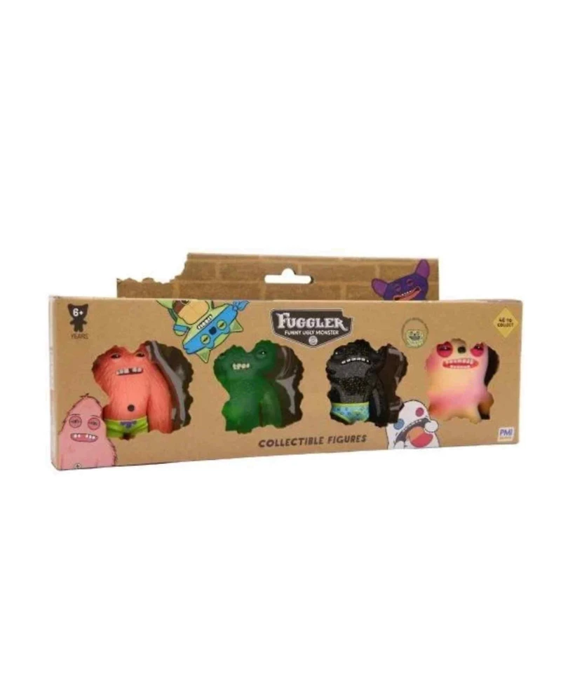 Fuggler Zuru Collectible 2.5 Inch Figures 4 Pack Random Box