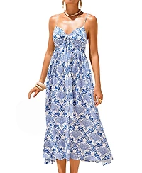 Cupshe Women's Incandescent Ornate Midi Beach Dress