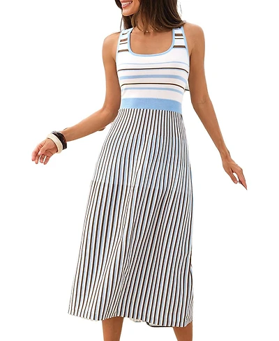 Cupshe Women's Sun Kiss Striped Midi Beach Dress