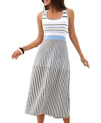 Cupshe Women's Sun Kiss Striped Midi Beach Dress