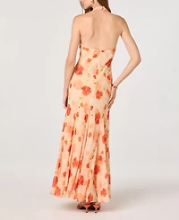 Astr the Label Women's Yasmeen Halter Neck Printed Dress