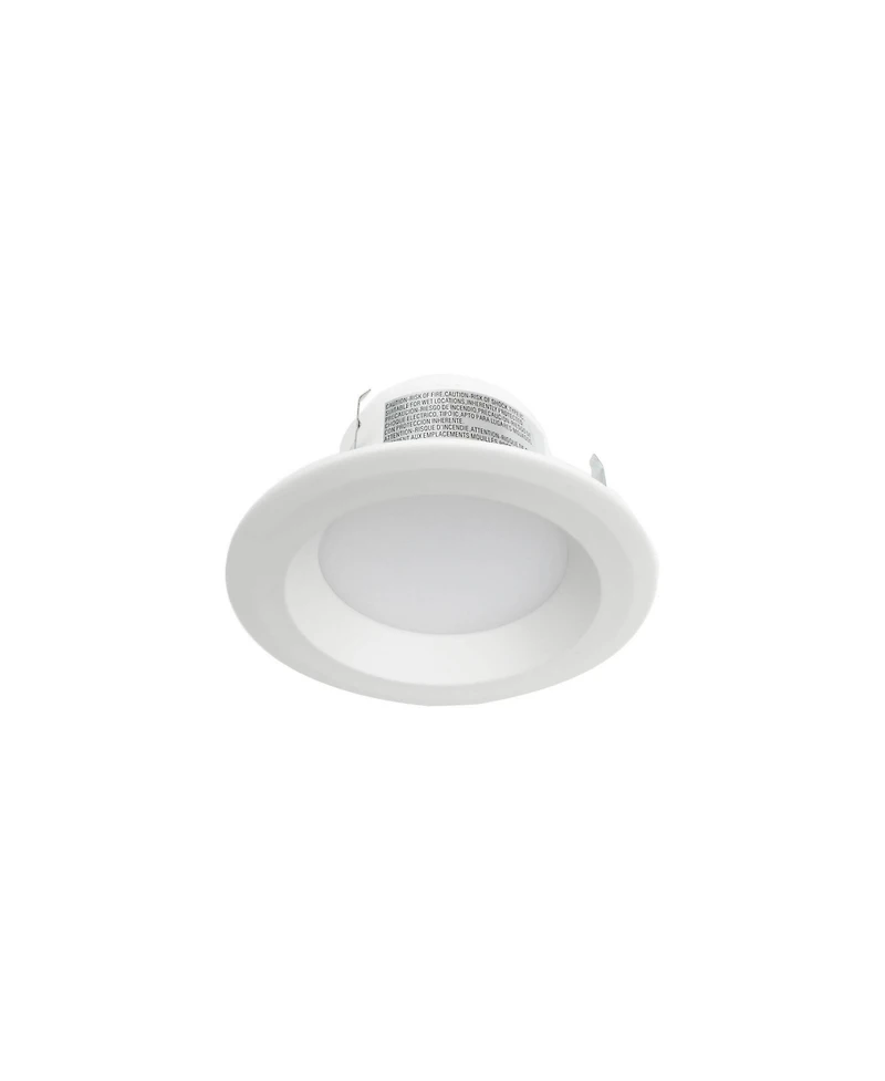 Tesler 4" Plain 8.5W 3000K Led Retrofit Trims 6-Pack