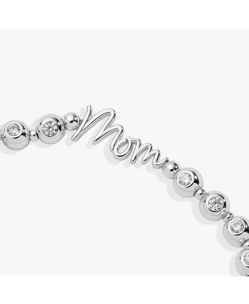 Alex and Ani Mom Elongated Crystal Stretch Bracelet