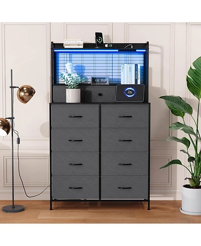 gaomon Smart Dresser with 11 Fabric Drawers