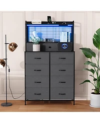 gaomon Smart Dresser with 11 Fabric Drawers