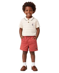 Sperry Baby Boys' Short-Sleeve Polo Shirt and Pull-On Shorts, 2-Piece Set