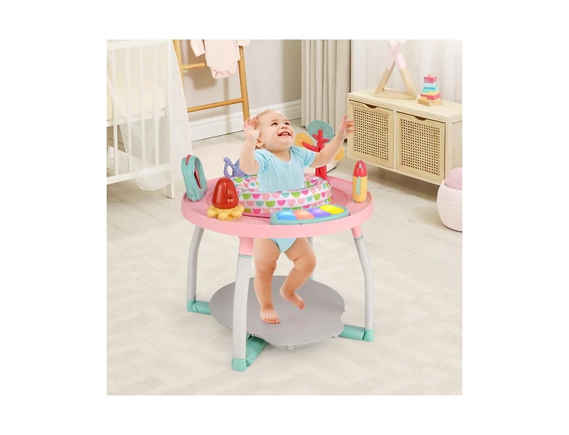 Slickblue Toddler 5-in-1 Baby Activity Center with Bounce Seat & Toys