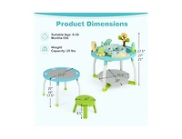 Slickblue Toddler 5-in-1 Baby Activity Center with Bounce Seat & Toys