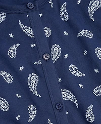 Charter Club Women's 2-Pc. Cotton Printed Cropped Pajamas Set