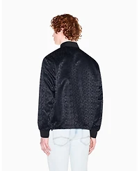 A|X Armani Exchange Men's All Over Print Jacquard Bomber Jacket