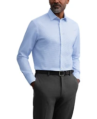 Calvin Klein Men's Spread Collar Poplin Dress Shirt