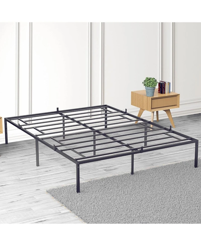 gaomon Heavy Duty Metal Platform Bed Frame, Steel Slat Support, Under Bed Storage, No Box Spring, Easy Assembly