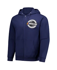 Classic Ink Usa Men's Navy Nascar Full-Zip Hoodie