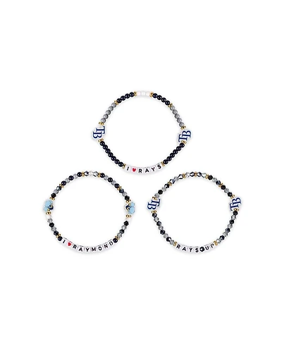 Foco Tampa Bay Rays 3-Pack Friendship Bracelet Set