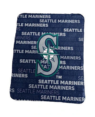 Logo Brands Seattle Mariners 50" x 60" Classic Fleece Throw Blanket