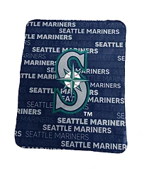 Logo Brands Seattle Mariners 50" x 60" Classic Fleece Throw Blanket