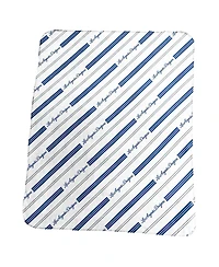 Logo Brands Los Angeles Dodgers 50" x 60" Classic Vertical Stripe Fleece Throw Blanket