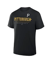 Fanatics Men's Black Pittsburgh Pirates Color Pop Legacy Clubhouse T-Shirt