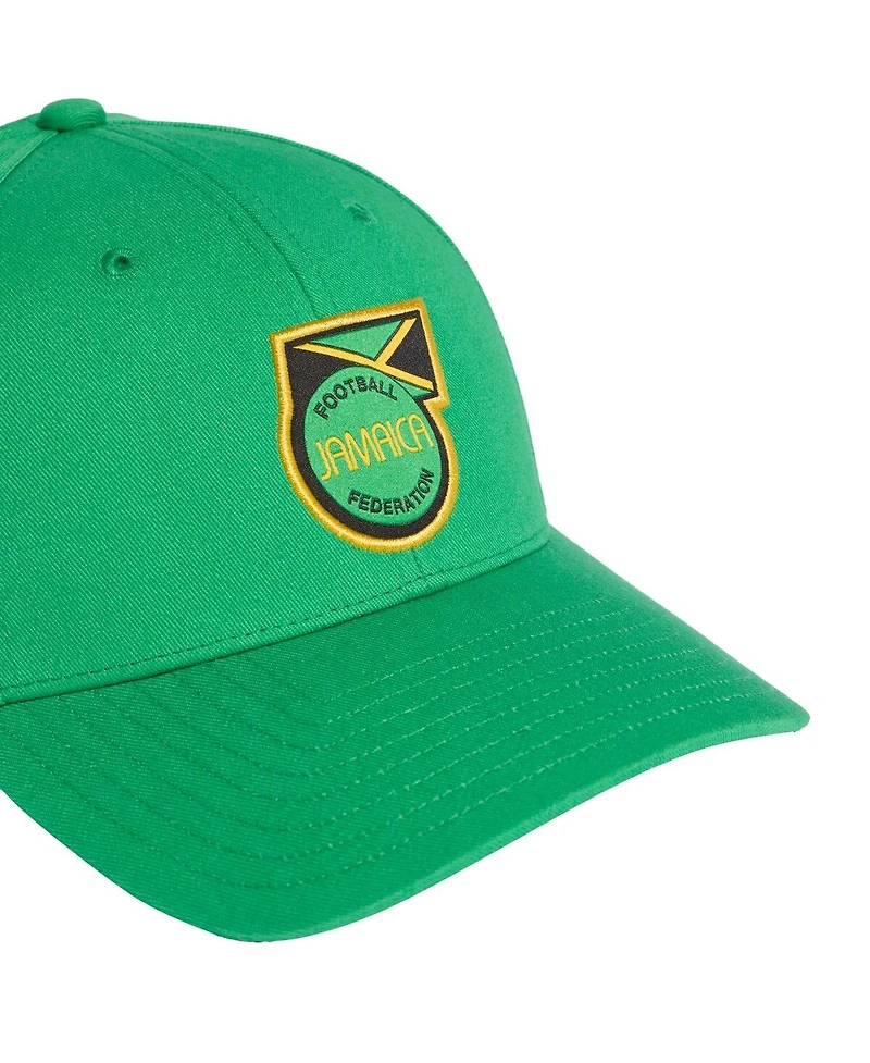 Adidas Men's and Women's Green Jamaica National Team Baseball Adjustable Hat