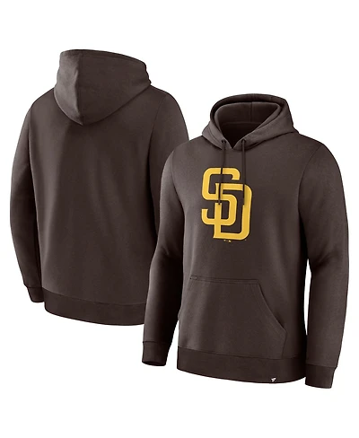Fanatics Men's Brown San Diego Padres Primary Logo Legacy Hoodie