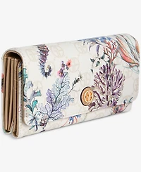 Giani Bernini Sea Print Receipt Manager Wallet, Macy's Exclusive - Under The Sea