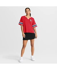 Fanatics Women's Red St. Louis Cardinals Curl Route T-Shirt