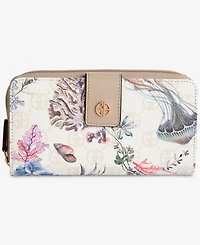 Giani Bernini Aio Sea Print Wallet, Macy's Exclusive - Under The Sea