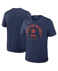 Nike Men's Navy Houston Astros Authentic Collection Early Work Tri-Blend Dri-fit T-Shirt