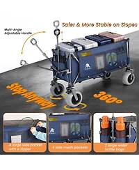 Rainsken Extended Heavy-Duty Foldable Utility Wagon